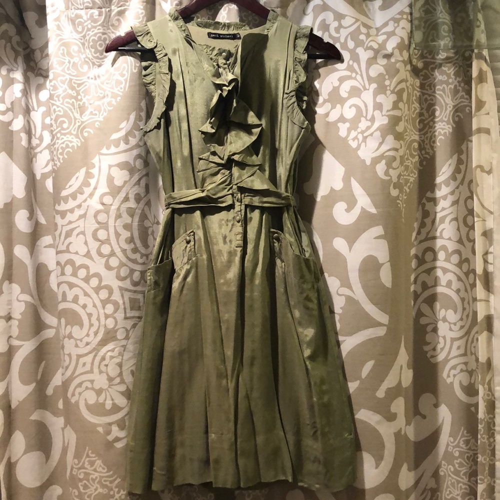 Sage green Summer dress